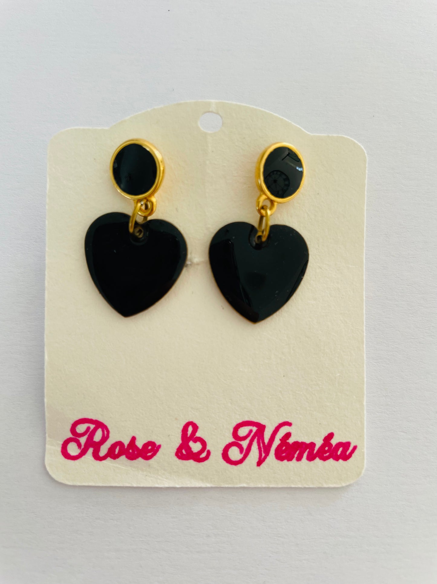 Boucles d’oreilles en acier inoxydable