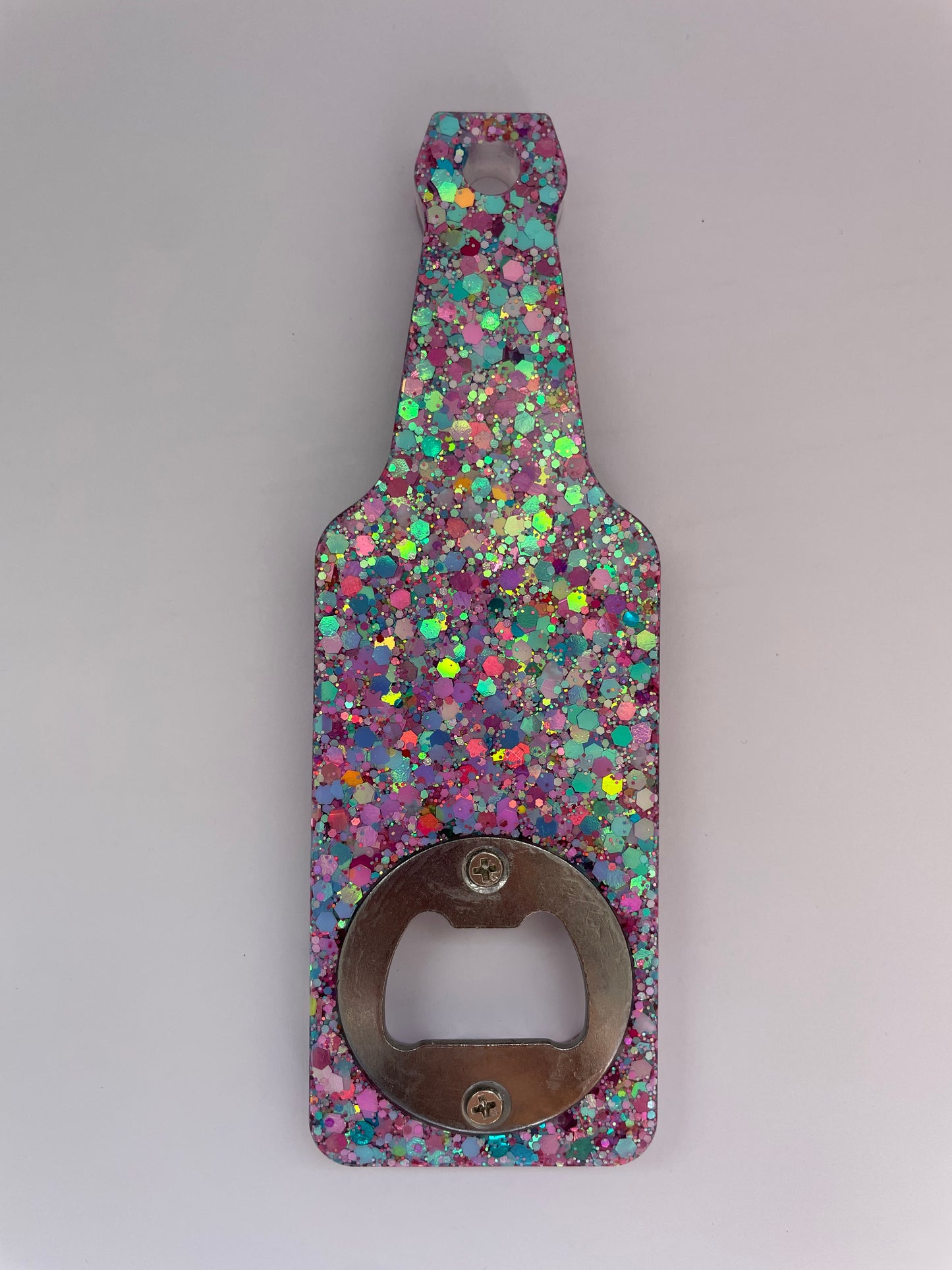 Décapsuleur bouteille paillettes