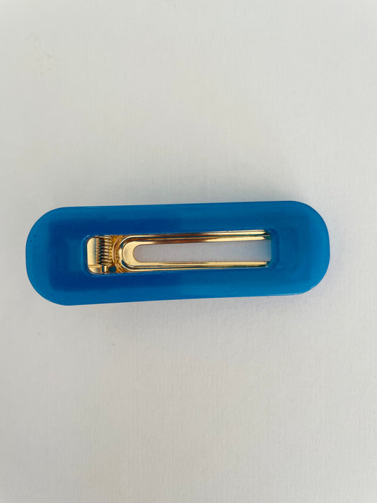 Barrette bleue électrique