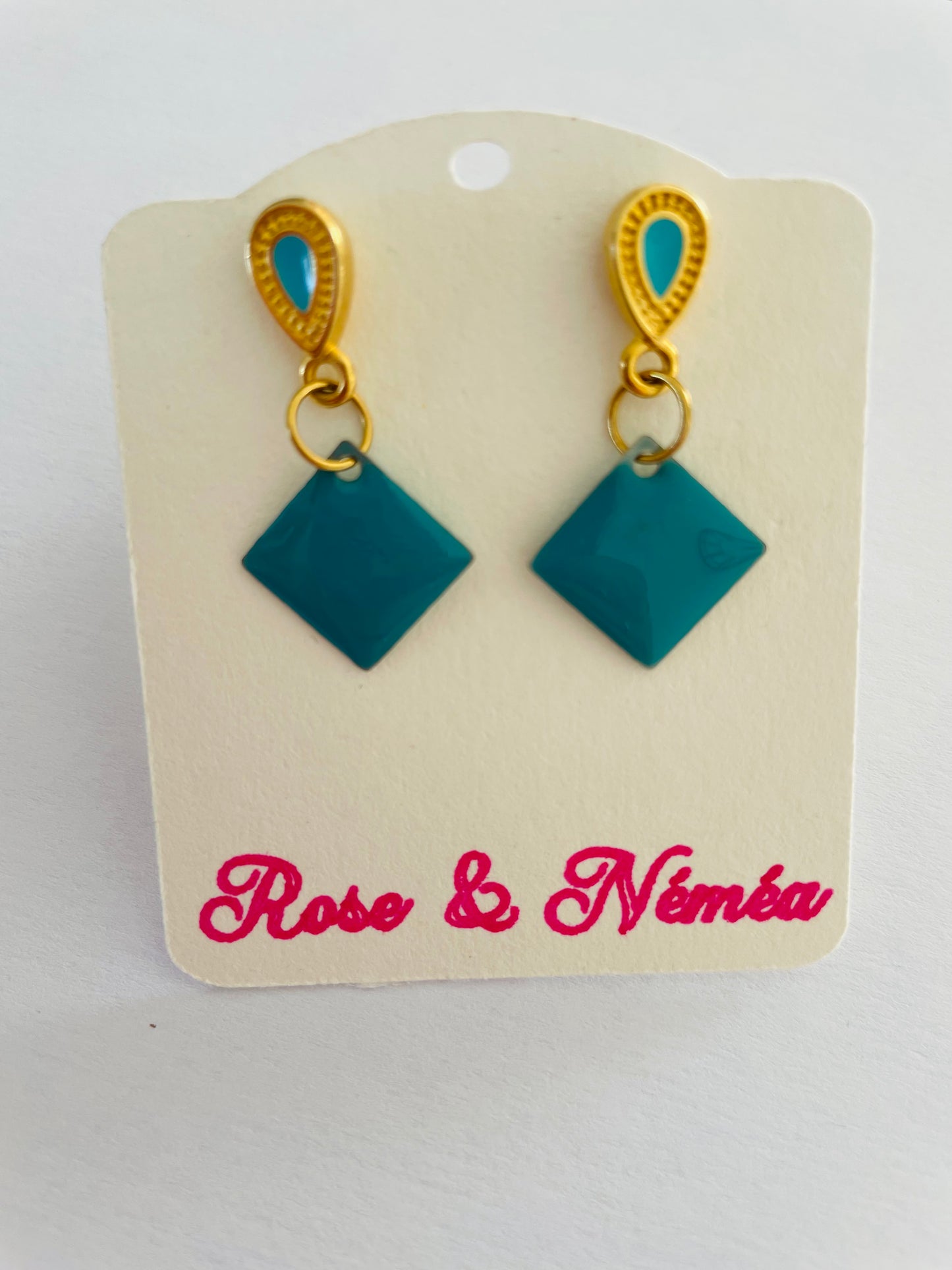 Boucles d’oreilles en acier inoxydable