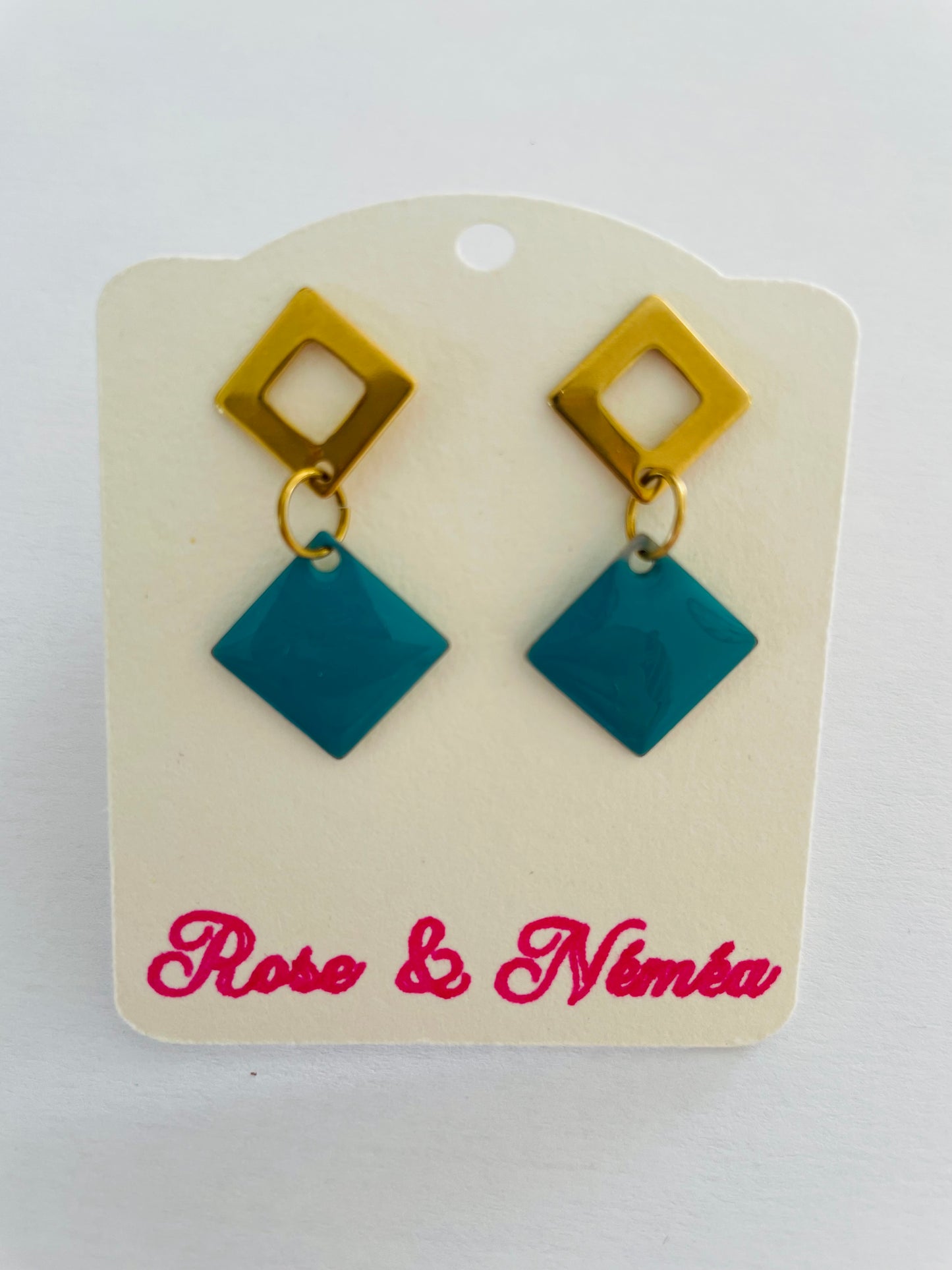 Boucles d’oreilles en acier inoxydable