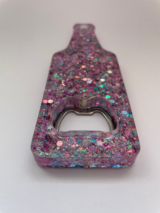 Décapsuleur bouteille paillettes