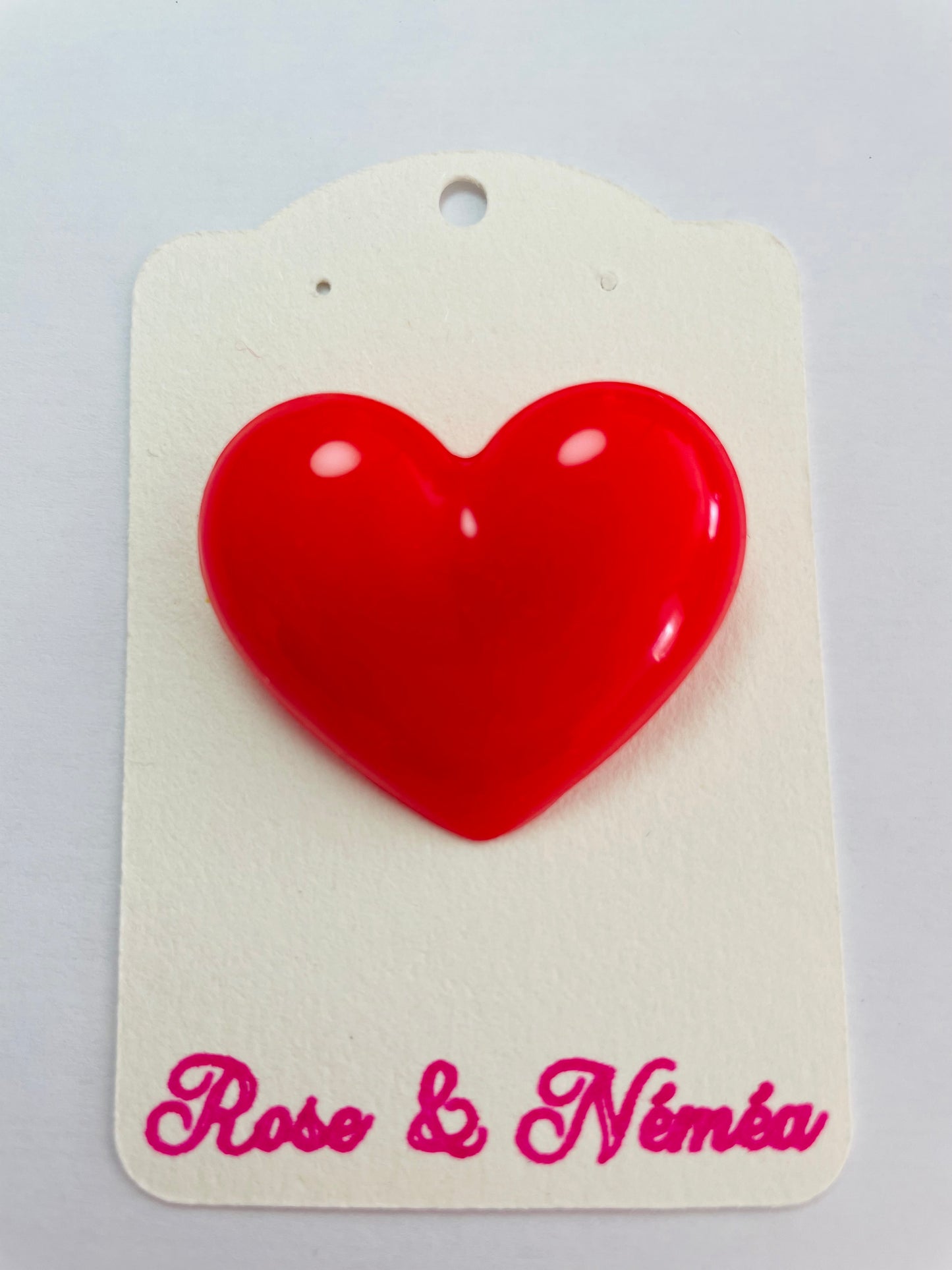 Grande broche cœur