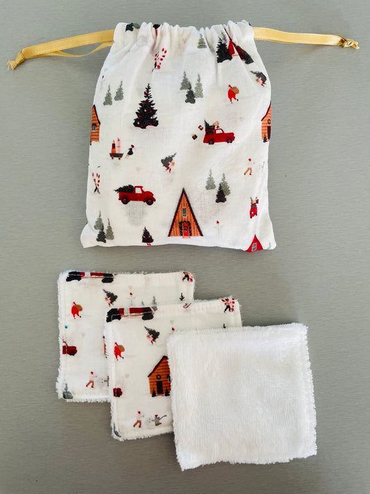 Pochon de 10 cotons lavables