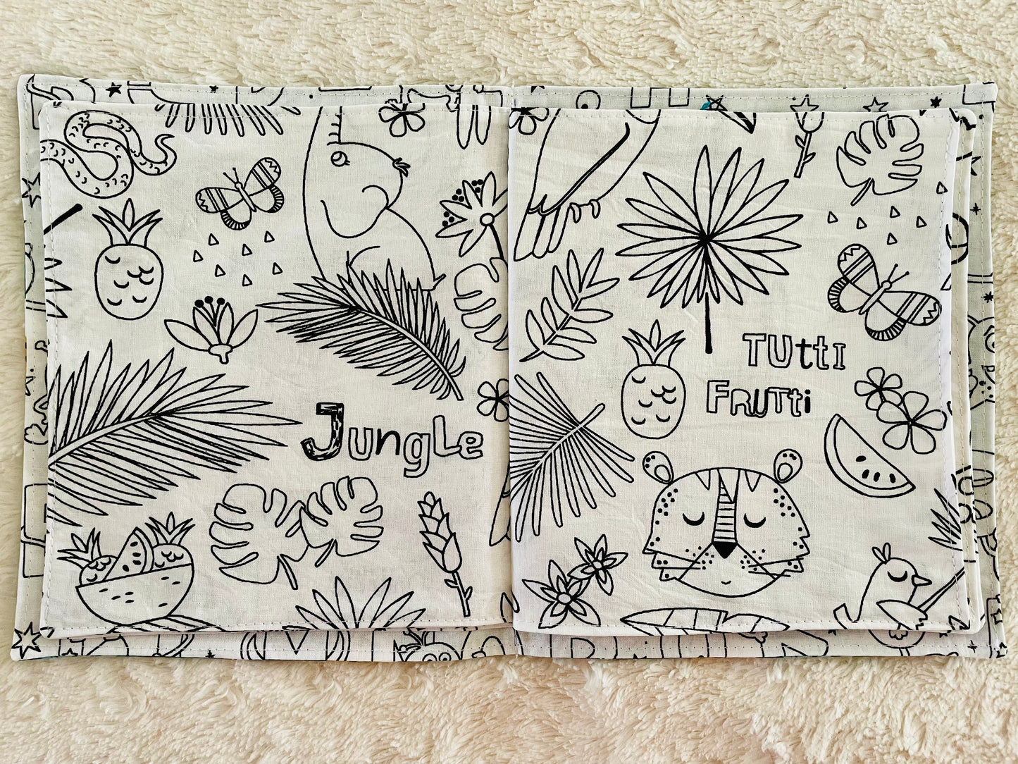 Livre de coloriage vert